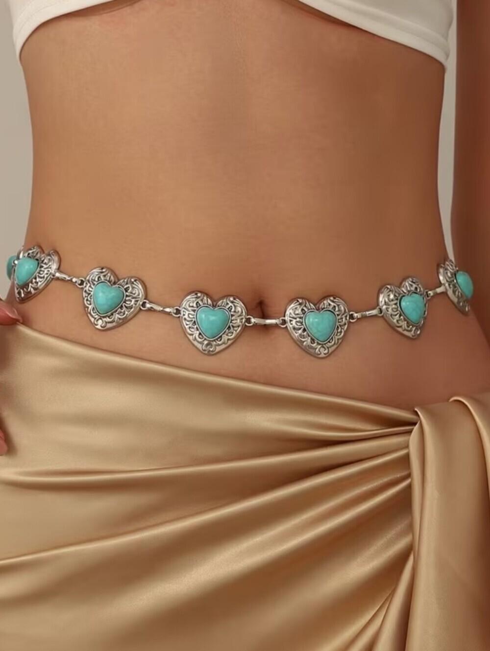 Heart Shape Waist Chain Belt